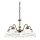Kolarz 731.85.100 - Suspension chaîne NONNA 5xE27/75W/230V cerf vert