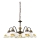 Kolarz 731.85.116 - Suspension sur chaîne NONNA 5xE27/75W/230V citrons