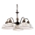 Kolarz 731.85.16 - Lampadario a sospensione con catena NONNA 5xE27/75W/230V blu