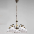 Kolarz 731.85.69 - Suspension chaîne NONNA 5xE27/75W/230V rouge