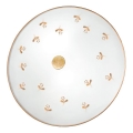 Kolarz 731.U12.4.160 - Lampada da parete NONNA 2xE14/60W/230V, diametro 32 cm, decorata con fiori, finitura oro rosa