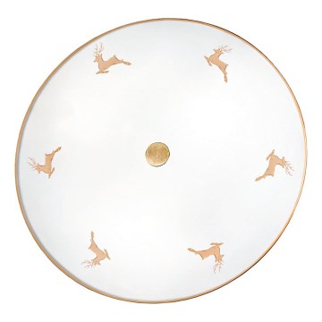 Kolarz 731.U13.4.150 - Applique da parete NONNA 3xE27/60W/230V Ø 42 cm, con corna di cervo, finitura oro rosa
