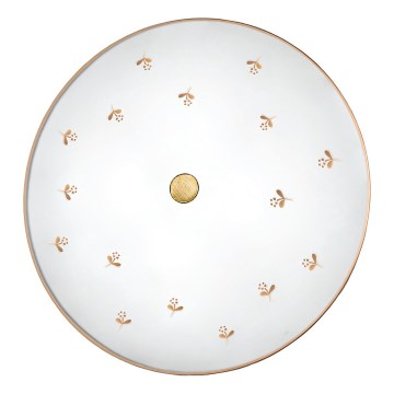 Kolarz 731.U14.4.160 - Applique da parete NONNA 4xE27/60W/230V Ø 54 cm, decorazione floreale, oro rosa
