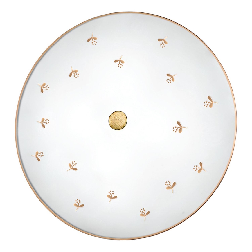 Kolarz 731.U14.4.160 - Applique da parete NONNA 4xE27/60W/230V Ø 54 cm, decorazione floreale, oro rosa