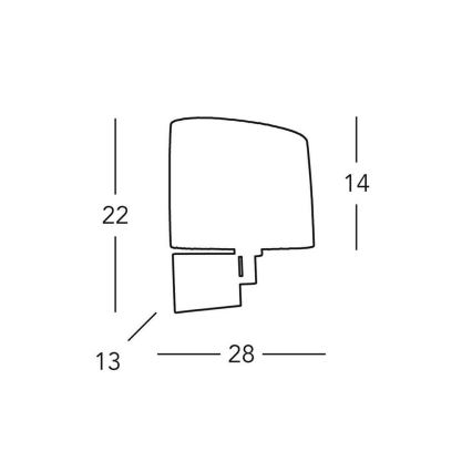 Kolarz A1307.61.6 - Applique SAND 1x E14/40W/230V