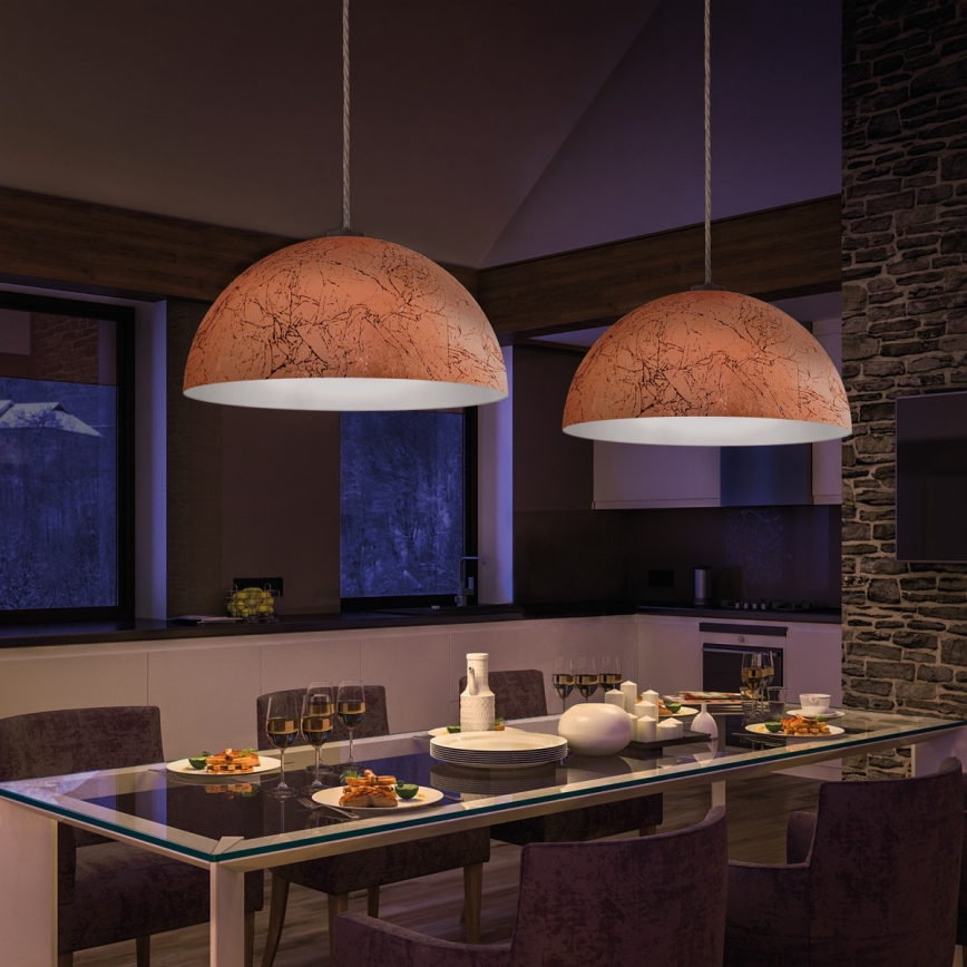 Kolarz A1339.31.Co.VinCu/40 - Lampadario a sospensione con filo CULT 1xE27/100W/230V diametro 40 cm rame