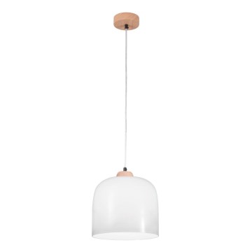 Kolarz A1352.31.W - Lampadario a sospensione con filo NONNA 1xE27/60W/230V quercia/bianco