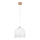 Kolarz A1352.31.W - Lampadario a sospensione con filo NONNA 1xE27/60W/230V quercia/bianco