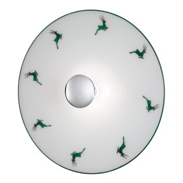 Kolarz A1353.61.XL.5.G.100 - Applique murale NONNA 1xE27/100W/230V cerf vert