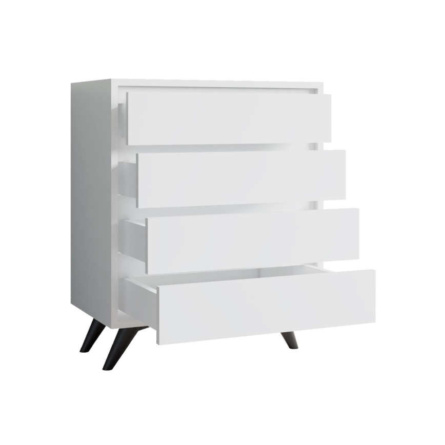 Kommode SUVERA 86x70 cm weiß