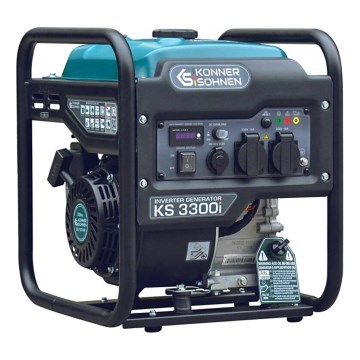 Könner & Söhnen 12111 - Generatore elettrico a inverter KS 3300i 3300W