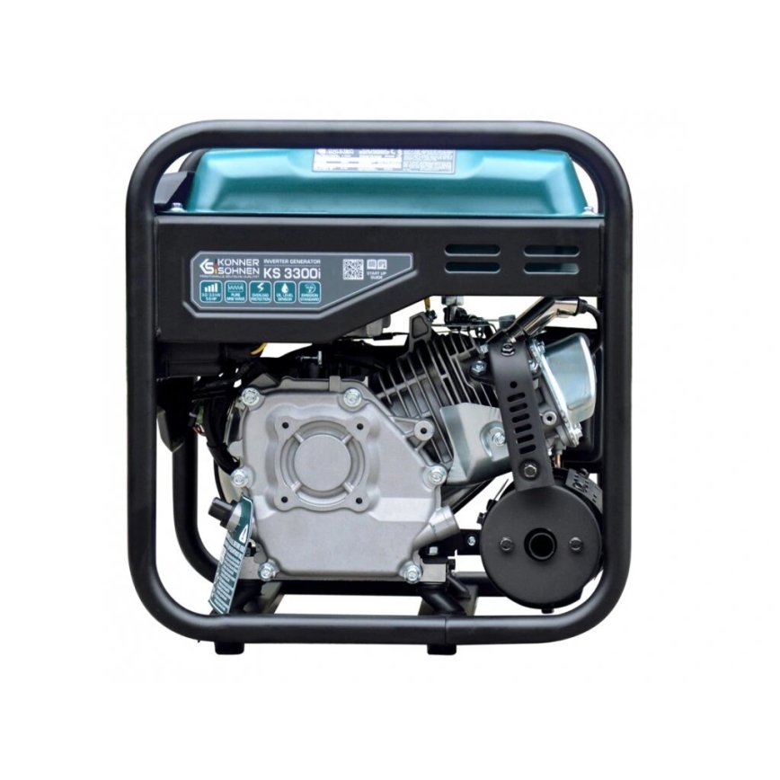 Könner & Söhnen 12111 - Generatore elettrico a inverter KS 3300i 3300W