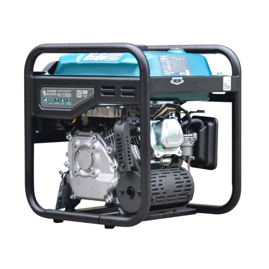 Könner & Söhnen 12111 - Generatore elettrico a inverter KS 3300i 3300W