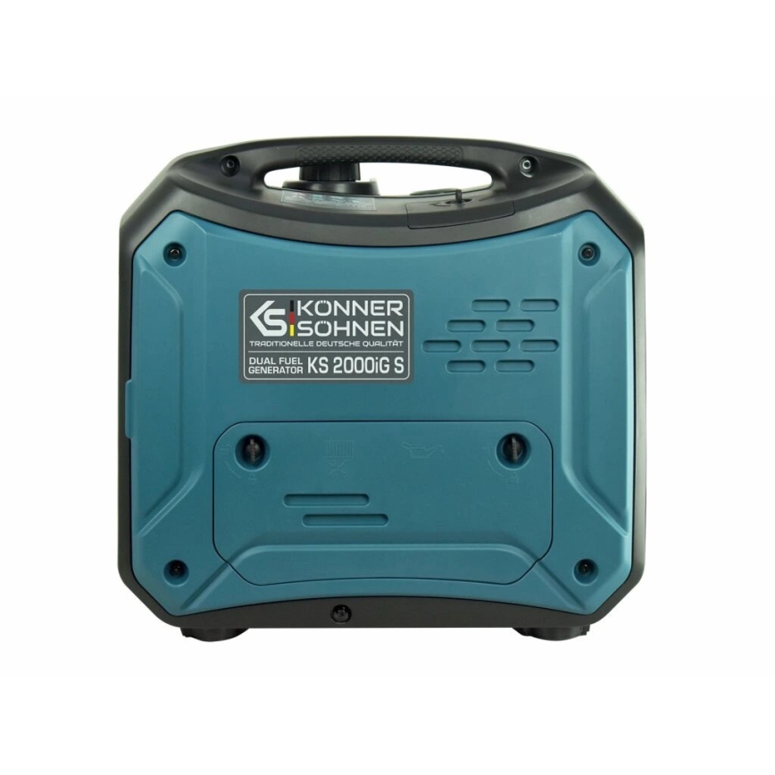 Könner & Söhnen KS7869 - Generatore elettrico inverter a gas e benzina KS 2000iG S 2000W