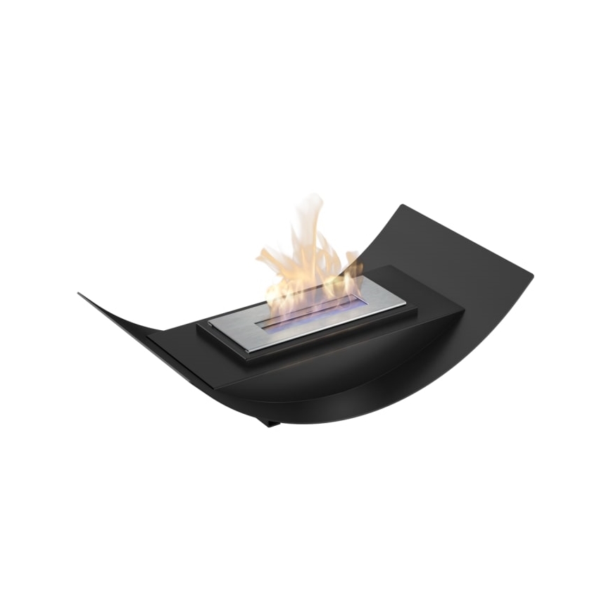 Kratki - BIO-Kamin 12,4x47 cm 1kW schwarz