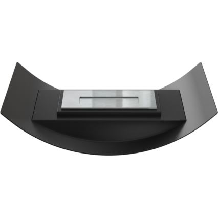 Kratki - Caminetto BIO 12,4x47 cm 1kW nero