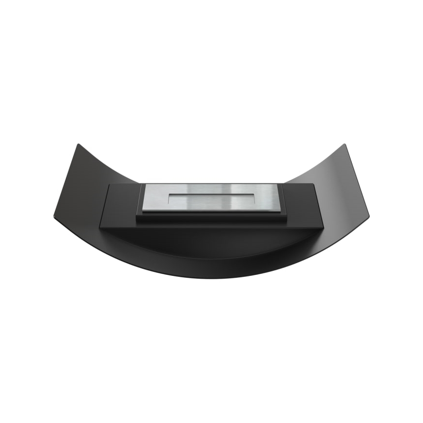 Kratki - Caminetto BIO 12,4x47 cm 1kW nero
