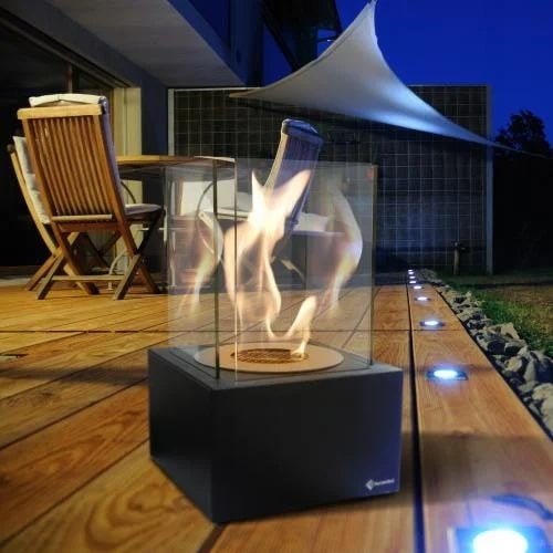 Kratki - Caminetto BIO 35,3x25 cm 1kW nero