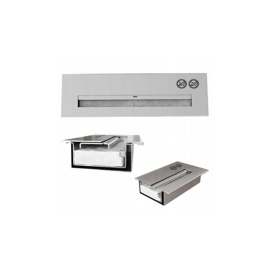 Kratki - Integrato Caminetto BIO 40x60 cm 2kW nero