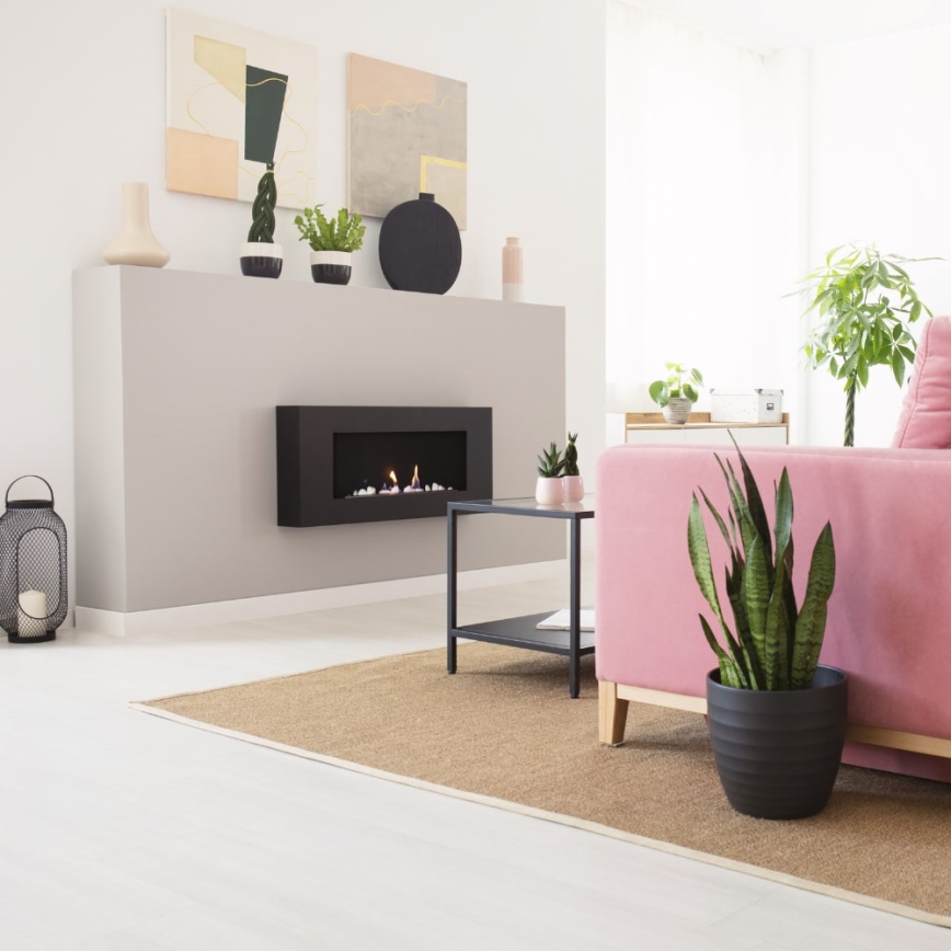 Kratki - BIO-Wandkamin 40x90 cm 1,5kW schwarz