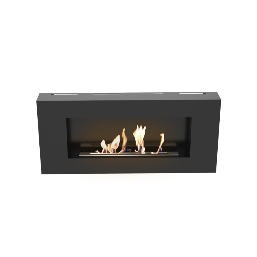 Kratki - Cheminée murale BIO 40x90 cm 1,5kW noir