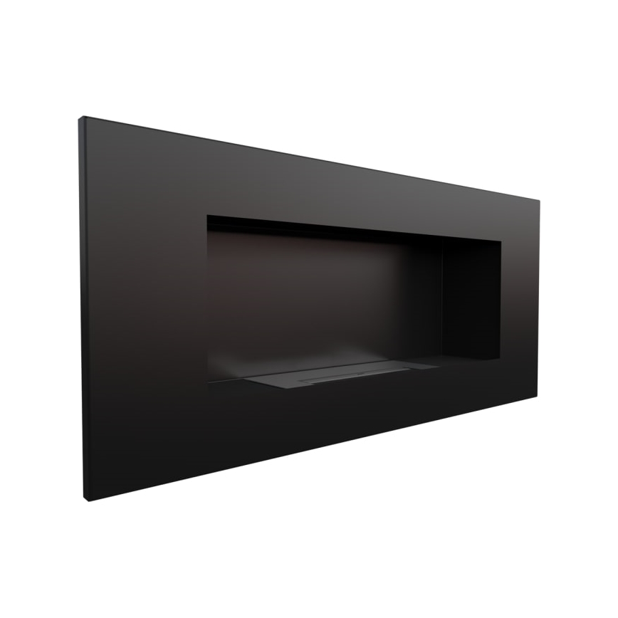 Kratki - Cheminée encastrée BIO 40x90 cm 2kW noir