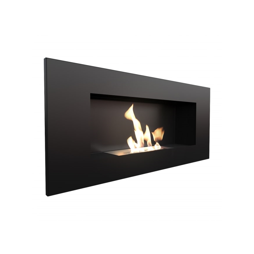 Kratki - Integrato Caminetto BIO 40x90 cm 2kW nero