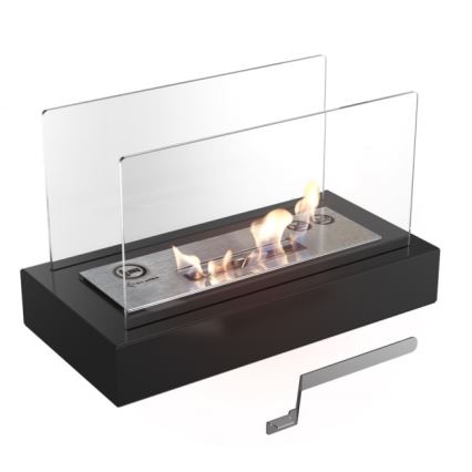 Kratki - Caminetto BIO 21,8x35,4 cm 1kW nero