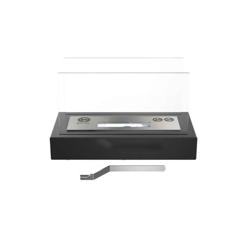 Kratki - Caminetto BIO 21,8x35,4 cm 1kW nero
