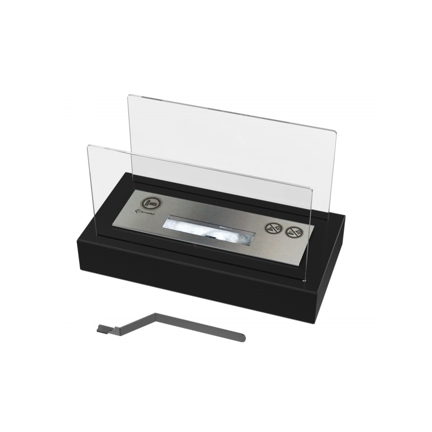 Kratki - Caminetto BIO 21,8x35,4 cm 1kW nero