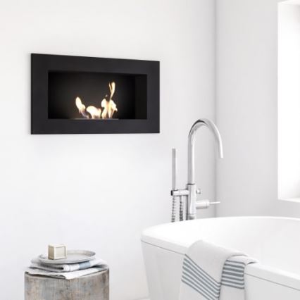Kratki - Integrato Caminetto BIO 37,4x64,8 cm 1kW nero