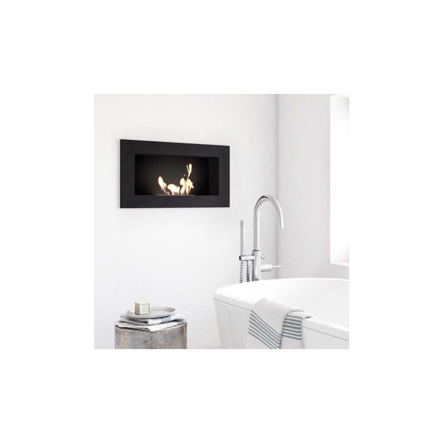 Kratki - Integrato Caminetto BIO 37,4x64,8 cm 1kW nero