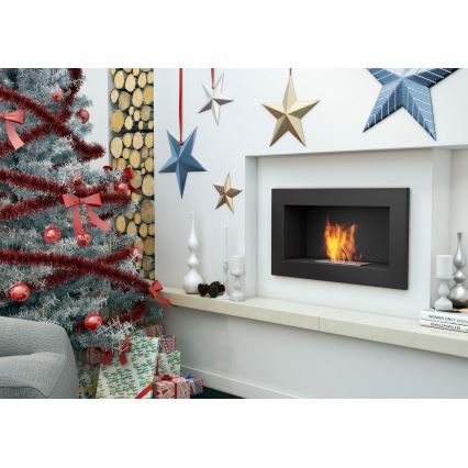 Kratki - Integrato Caminetto BIO 37,4x64,8 cm 1kW nero