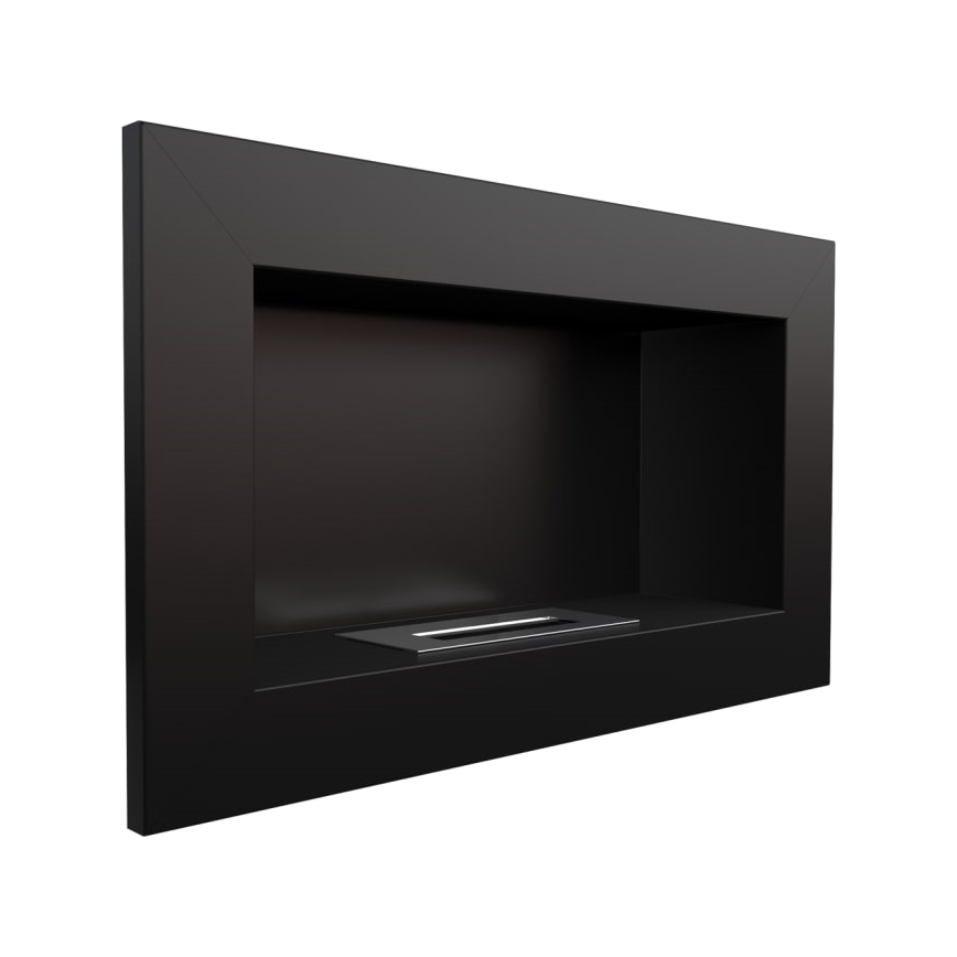 Kratki - Integrato Caminetto BIO 37,4x64,8 cm 1kW nero
