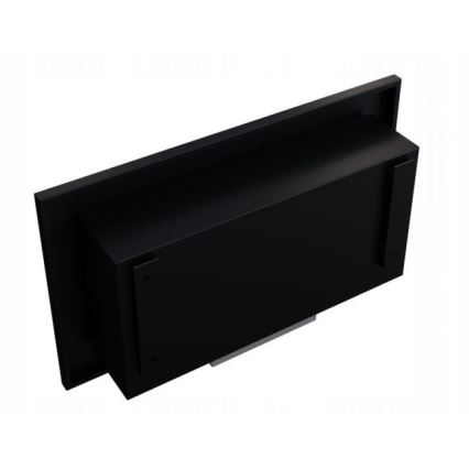 Kratki - Integrato Caminetto BIO 37,4x64,8 cm 1kW nero