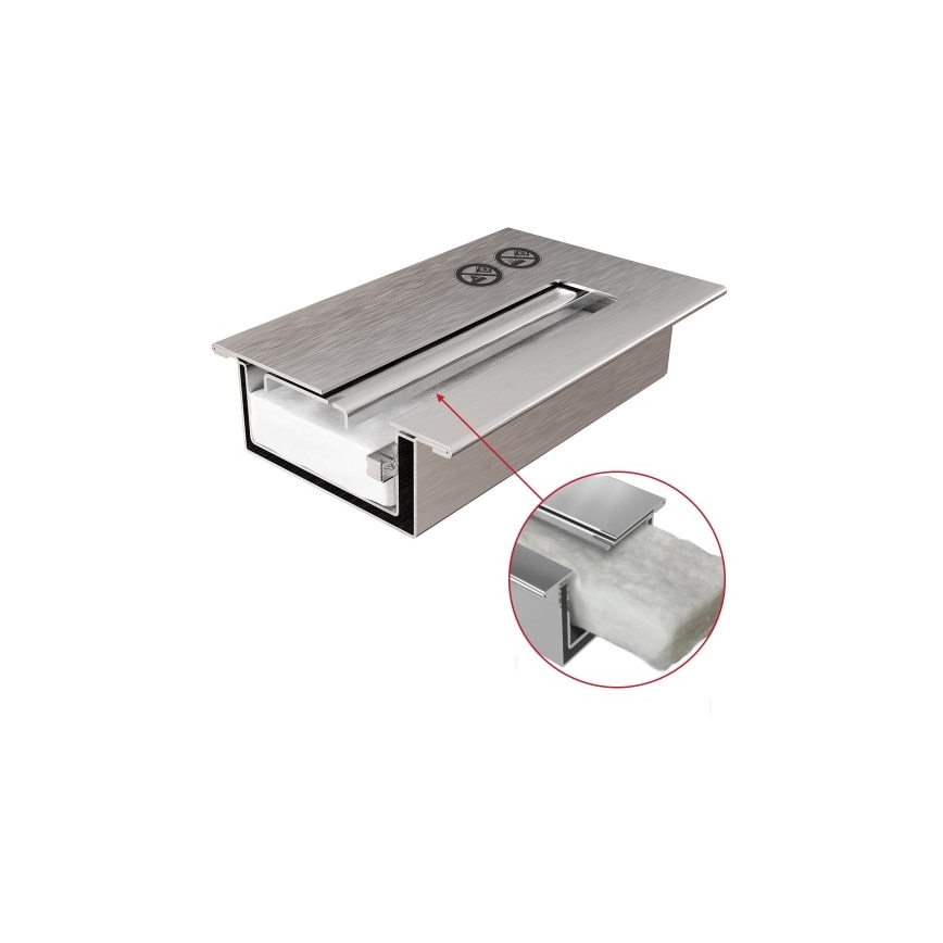 Kratki - Caminetto BIO 40,2x70 cm 2kW bianco