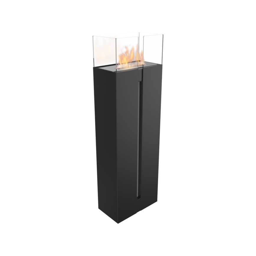 Kratki - Caminetto BIO 113,6x35,9 cm 2kW nero