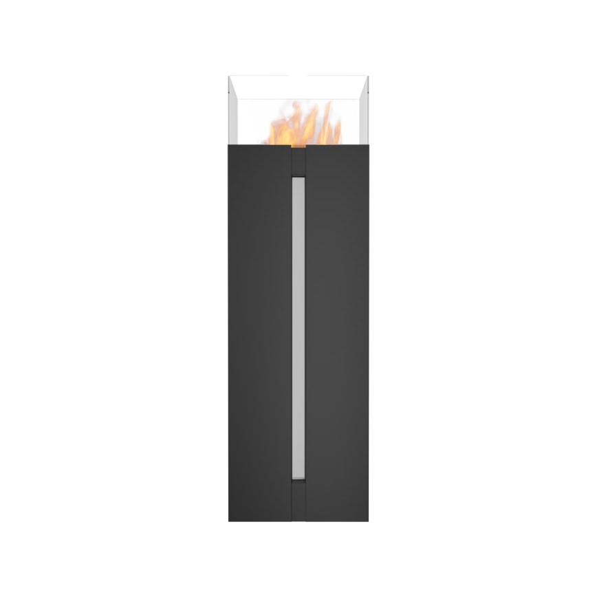 Kratki - Caminetto BIO 113,6x35,9 cm 2kW nero