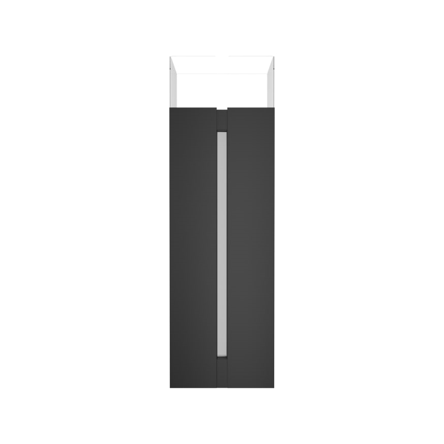 Kratki - Caminetto BIO 113,6x35,9 cm 2kW nero