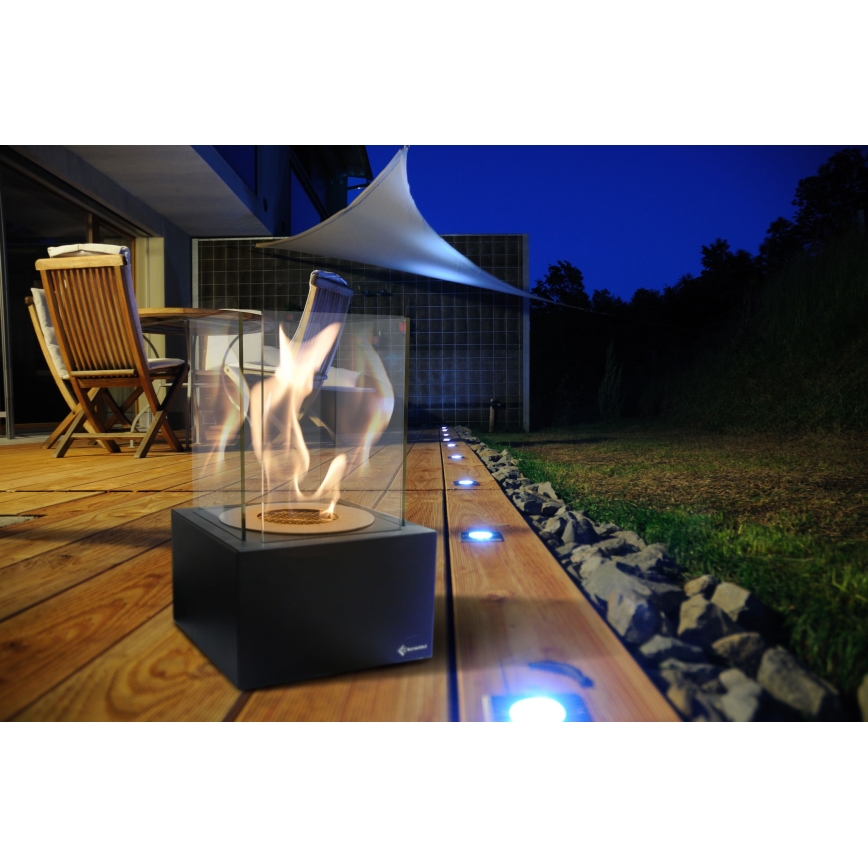 Kratki - Caminetto BIO 35,3x25 cm 1kW nero
