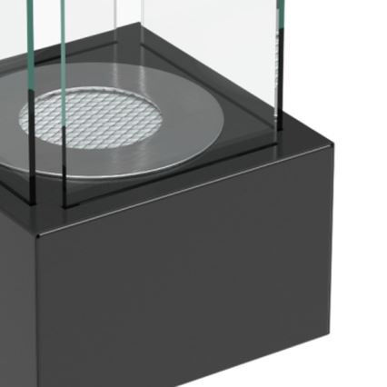 Kratki - Caminetto BIO 35,3x25 cm 1kW nero