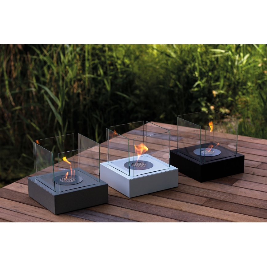 Kratki - Caminetto BIO 30,3x30 cm 1kW bianco