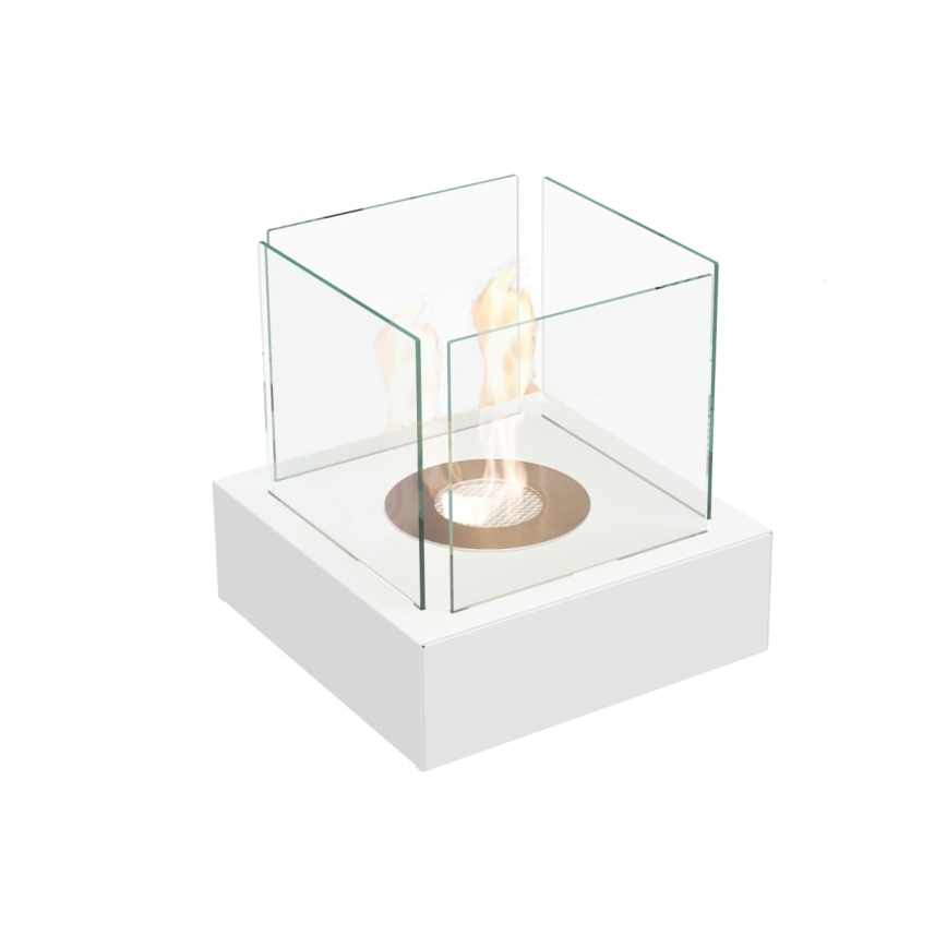 Kratki - Caminetto BIO 30,3x30 cm 1kW bianco