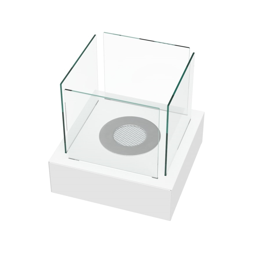 Kratki - Caminetto BIO 30,3x30 cm 1kW bianco
