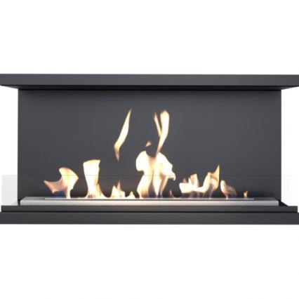 Kratki - BIO-Einbaukamin 50x100 cm 7kW schwarz