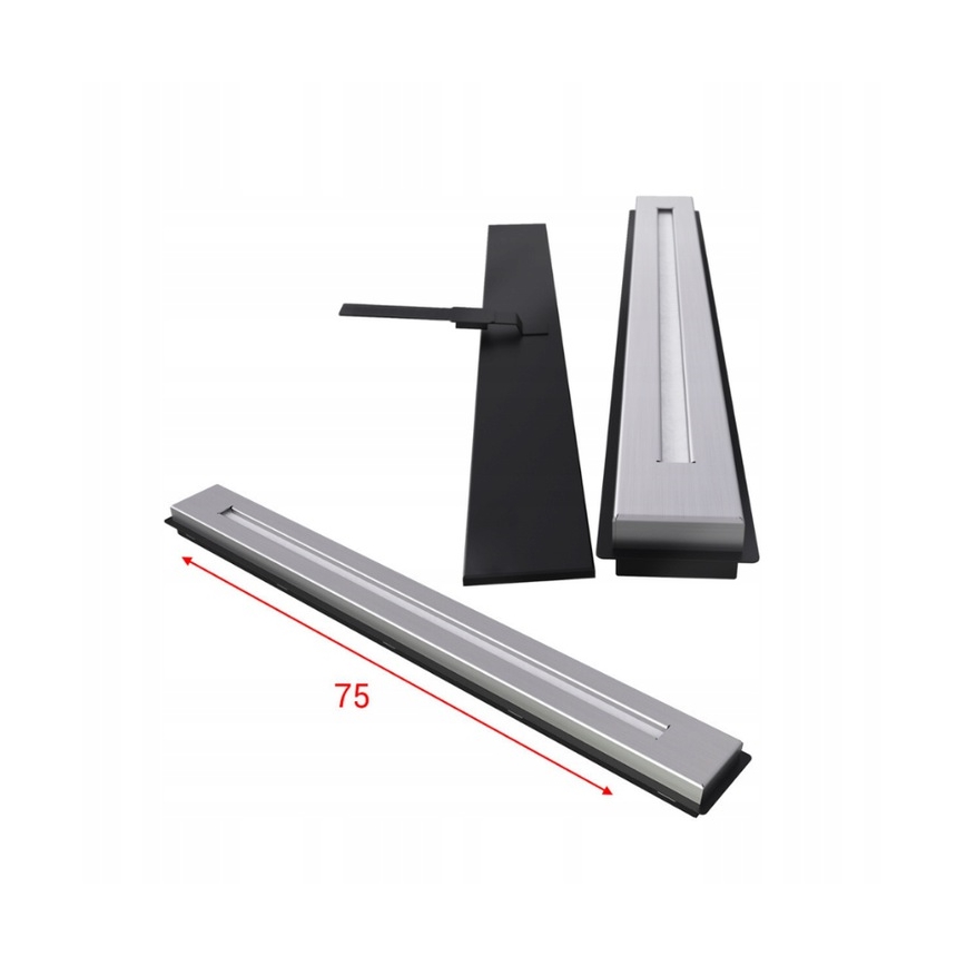 Kratki - Camino a bioetanolo da incasso 50x100 cm 3,5 kW nero