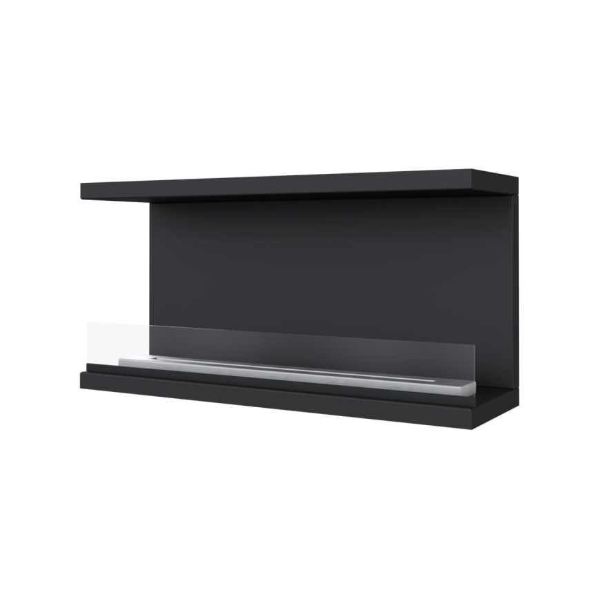 Kratki - Cheminée encastrée BIO 50x100 cm 7kW noir