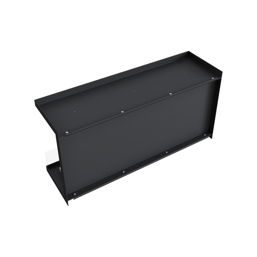 Kratki - Cheminée encastrée BIO 50x100 cm 7kW noir