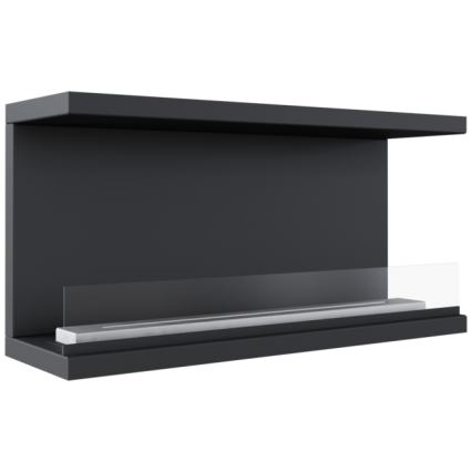 Kratki - Cheminée encastrée BIO 50x100 cm 7kW noir