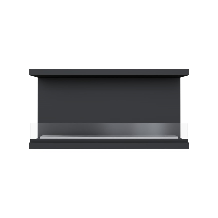 Kratki - Integrato Caminetto BIO 50x100 cm 3,5kW nero